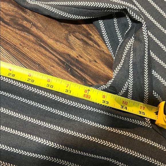 Escada gray and White Pinstripe Two-Piece Pantsuit - Picture 10 of 12